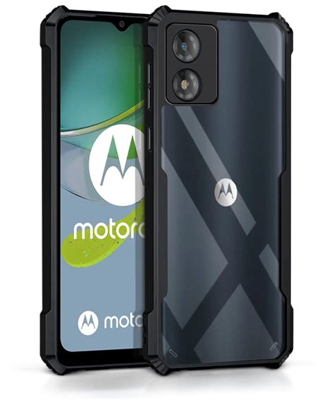 Wow Imagine Tpu Pc Shock Proof Clear Protective Back Case For Motorola