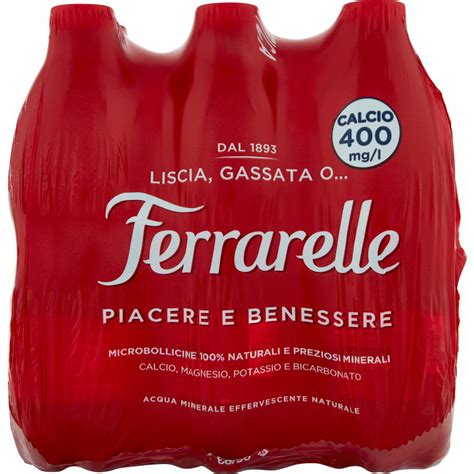 Acqua Effervescente Naturale FERRARELLE 6 X 500 ML Coop Shop