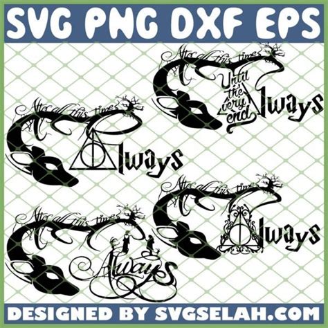 Harry Potter Always Hufflepuff SVG PNG DXF EPS Design Cut Files