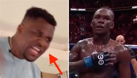 Ufc 287 Hors De Lui Les Images Virales De Francis Ngannou Après L