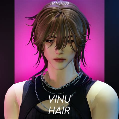 Get More From Tianshi On Patreon In Sims Hair Male Sims Hair