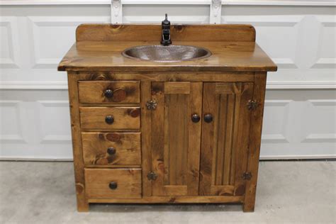 Rustic Bathroom Vanity With Sink – Rispa