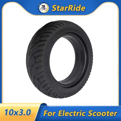 Electric Scooter Tire 10 Inch 10x300 Solid Tire Thickened Explosion Proof Tyre Scooter Parts