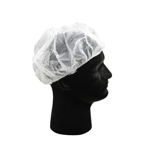 Bonnet Cheveux Blanc Fait De Polypropyl Ne Non Tiss Po