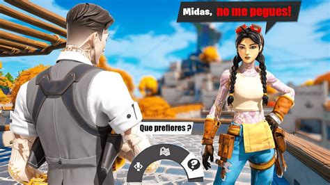 Fortnite Hablo Con Jules Con Midas Increíble Youtube