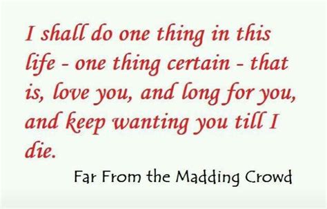 Love quote from Far From the Madding Crowd. | Literature quotes, Book ...