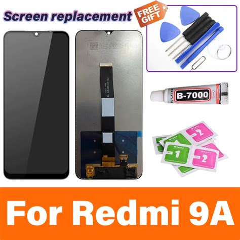 6 53 For Xiaomi Redmi 9a Lcd Touch Screen Replacement Parts Full Set