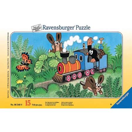 Ravensburger Puzzle Der Maulwurf als Lokführer 15 Teile duo shop de