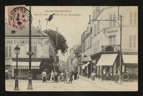 Grande rue Avenue de la République à Montrouge Cartorum