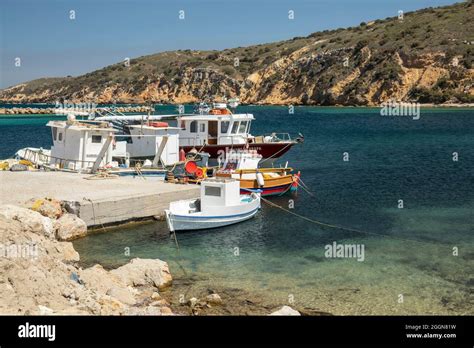 Greece Greek Harbour Kefalos Kos Hi Res Stock Photography And Images