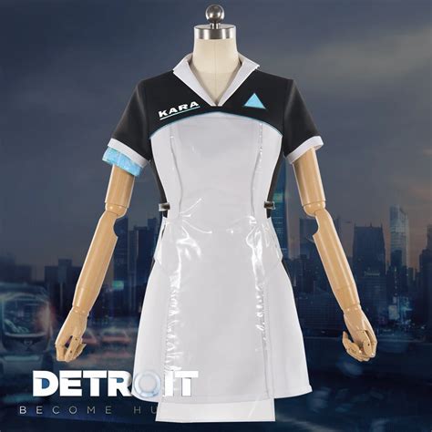 New Game Detroit Become Human Connor Kara Cosplay Costume Code Ax400 Agent Outfit Girls Unifrom