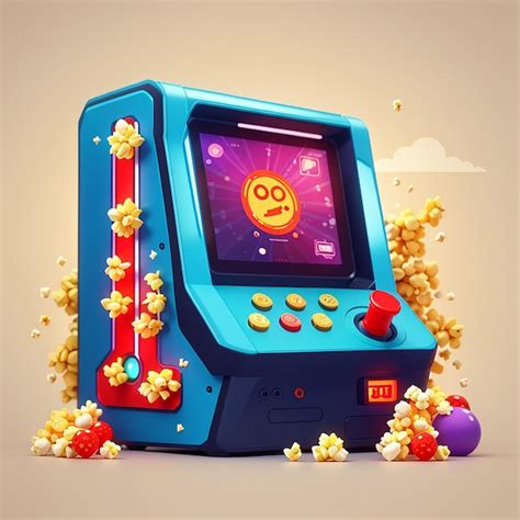 Premium Photo Arcade Machine Cartoon Vector Icon Illustration Game Technology Icon Concept