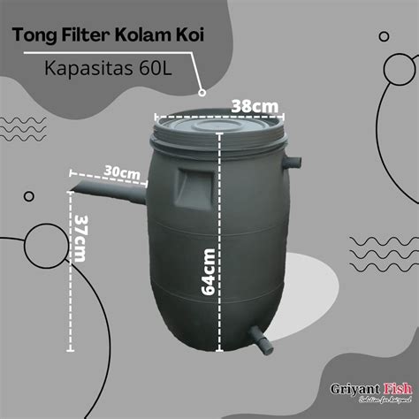 Jual Tong Chamber Medium Tempat Media Filter Penjernih Air Akuarium