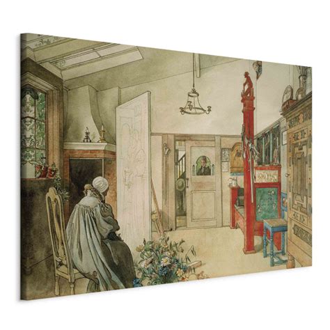 Réplica de pintura andere Hälfte des Ateliers Carl Larsson