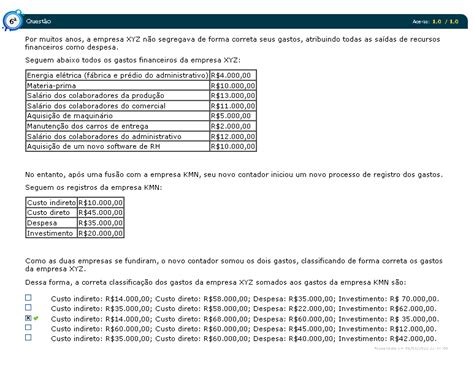 Por muitos anos a empresa XYZ não segregava de forma correta seus