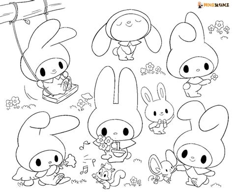 Dibujos De My Melody Bonita Para Colorear Para Colorear Pintar E Imprimir