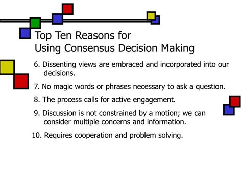 Ppt Consensus Decision Making Powerpoint Presentation Free Download Id 4528055