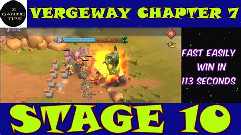 Vergeway Chapter 7 Stage 10 100 Fast Easily Win In 113 Seconds YouTube