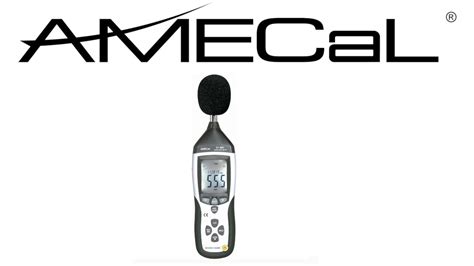 Sound Level Meter AMECaL ST 8851 YouTube