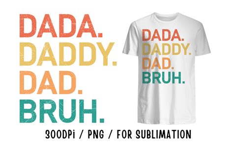 Dada Daddy Dad Bruh Fathers Day Design Graphic By Aladin · Creative