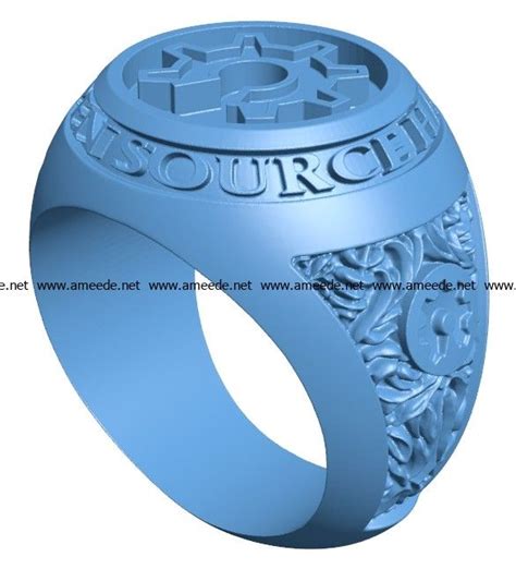 Open Source Ring B002885 File Stl Free Download 3d Model For Cnc And 3d