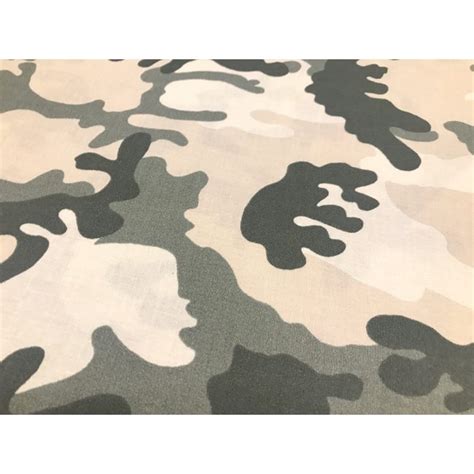 Tissu En Coton Motif Camouflage Militaire