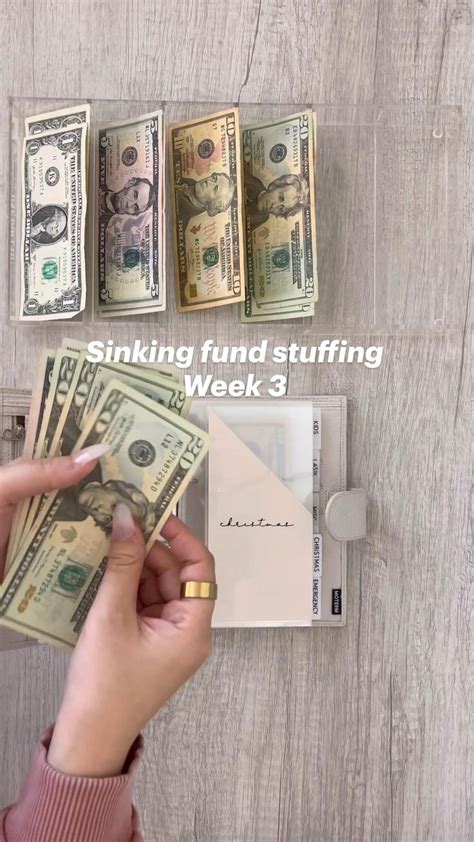 Sinking Fund Stuffing Week Budget With Me Cash Stuffing System