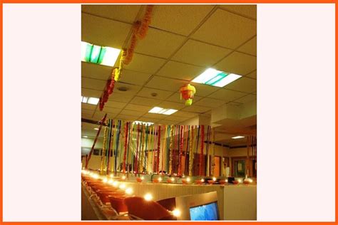 Office Cubicle Decoration Ideas For Diwali Two Birds Home