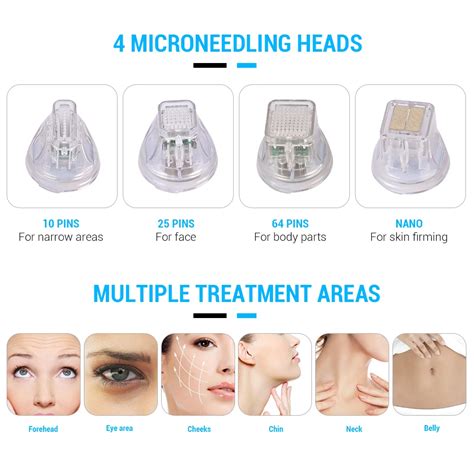 Wholesale Nano 10 25 64 Pins Needle Gold Fractioanal Rf Microneedling