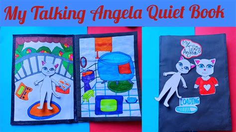 My Talking Angela Quiet Book Diy Talking Angela Paper Game Paper