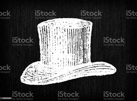 Antique Illustration Of Top Hat Stock Illustration Download Image Now