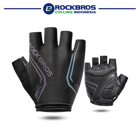 Jual ROCKBROS S251 Sarung Tangan Sepeda Bike Glove Half Finger Gloves