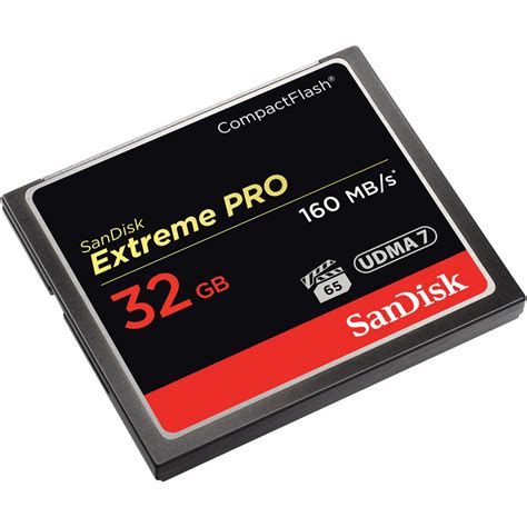 Cartão De Memória Compact Flash Cf 32gb Sandisk Extreme Pro 160mbs Memorytec Há 16 Anos