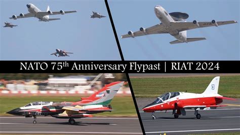 Special Nato Th Anniversary Flypast Riat Youtube