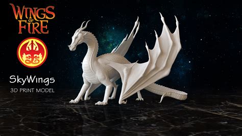 Stl File Dragon Of Sky Tribe From Wings Of Fire 🐉 Obj・model To Download And 3d Print・cults