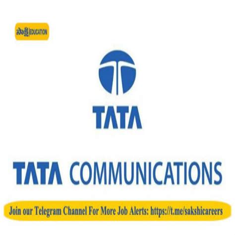 Tata Communications Hiring Jr Customer Service Executive Sakshi Education