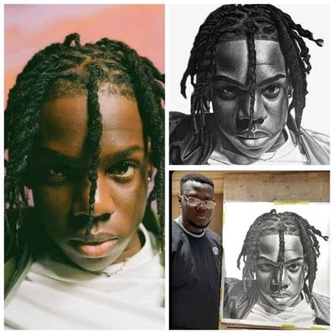 Rema Gives Monetary Reward To Artist Who Spent Over 100 Hours Drawing A