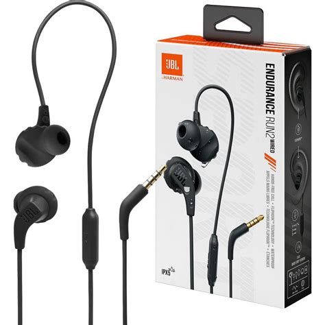 Fone Ouvido Jbl Endurance Run Amarelo Preto Esportivo A Prova Suor