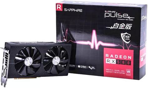 SAPPHIRE PULSE Radeon RX 580 Video Cards 11265 05 20G Newegg