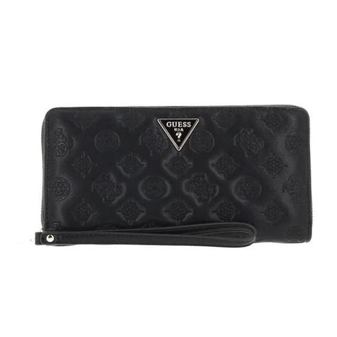 Portefeuille La Femme Slg Cheque Organizer Guess Unique Noir