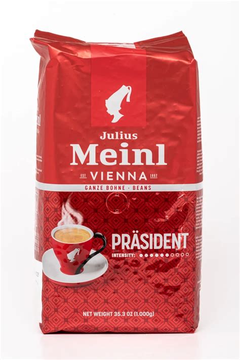 Julius Meinl Prasident szemes kávé (1kg) - KAVEARUHAZ.HU