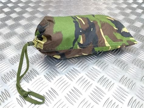 Dpm Woodland Camo Basha Basher Shelter Sheet Bag Genuine British