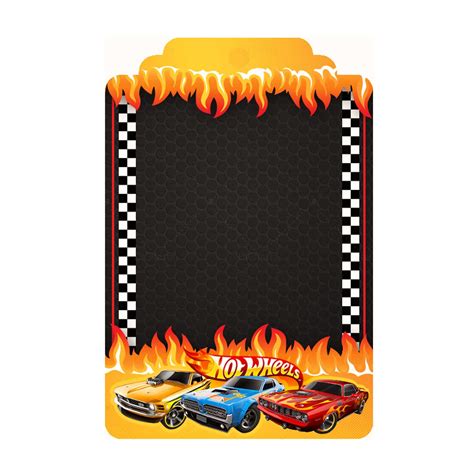 Artes Convite Hot Wheels Gr Tis Para Editar E Imprimir