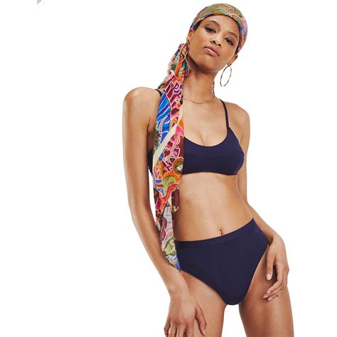 Tommy Hilfiger Zendaya Bikini Top Blue Dressinn