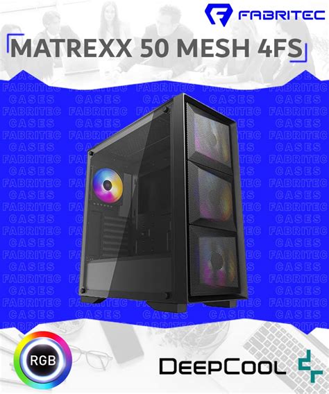 Case Deep Cool Matrexx Mesh Fs Gaming Mid Tower Dp Atx Matrexx