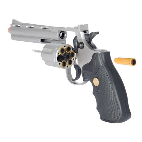 G36b Spring Powered Airsoft Revolver Old West Silver 1o2 G36