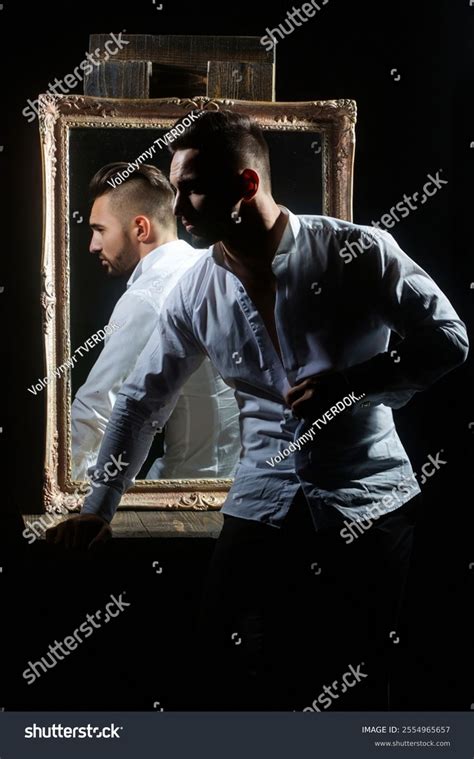 Handsome Sexy Man Perfect Muscular Naked Stock Photo 2554965657