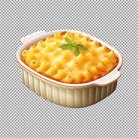 Premium Psd Creamy Macaroni And Cheese Pasta In A Bowl White Background