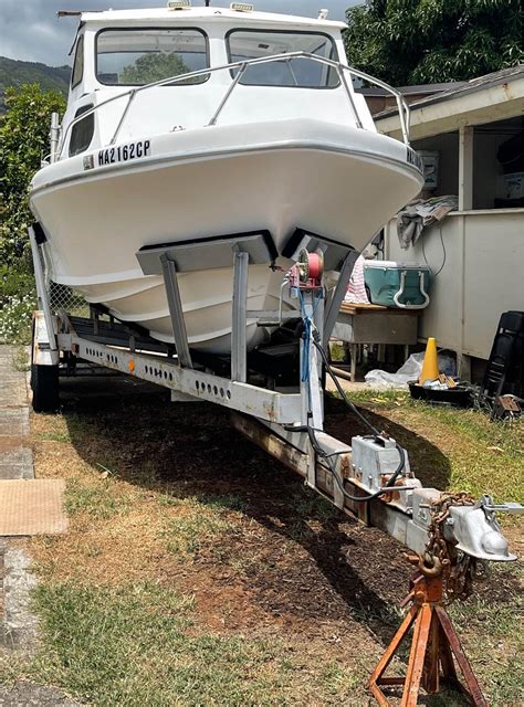 21ft Ali’i Kai Boat &Trailer /Needs Engine - Powerboats & Motorboats