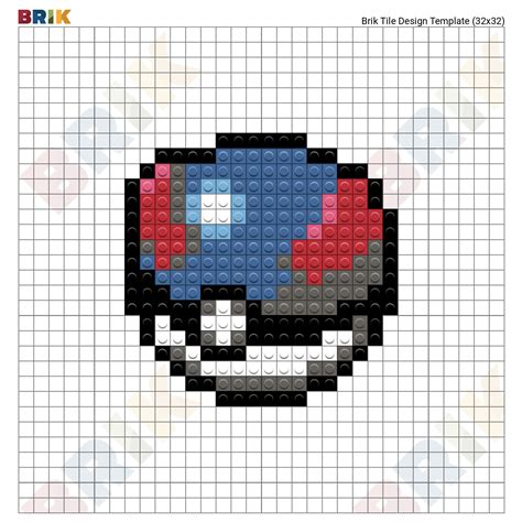 Pokemon Ball Pixel Art Grid Pixel Art Grid Gallery Images